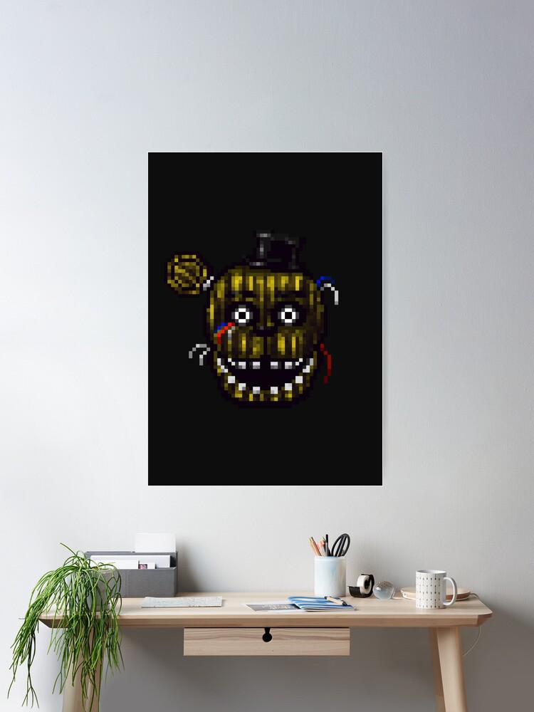 Five Nights at Freddy's 3 - Pixel art - Phantom Freddy | Sticker