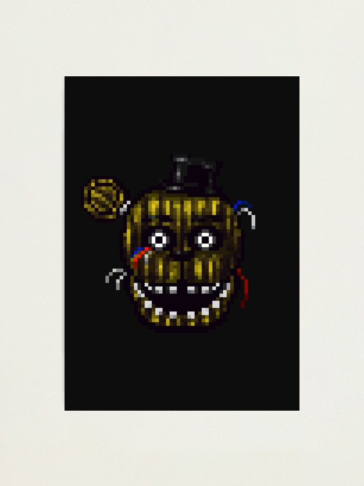 Five Nights at Freddy's 3 - Pixel art - Phantom Freddy | Sticker