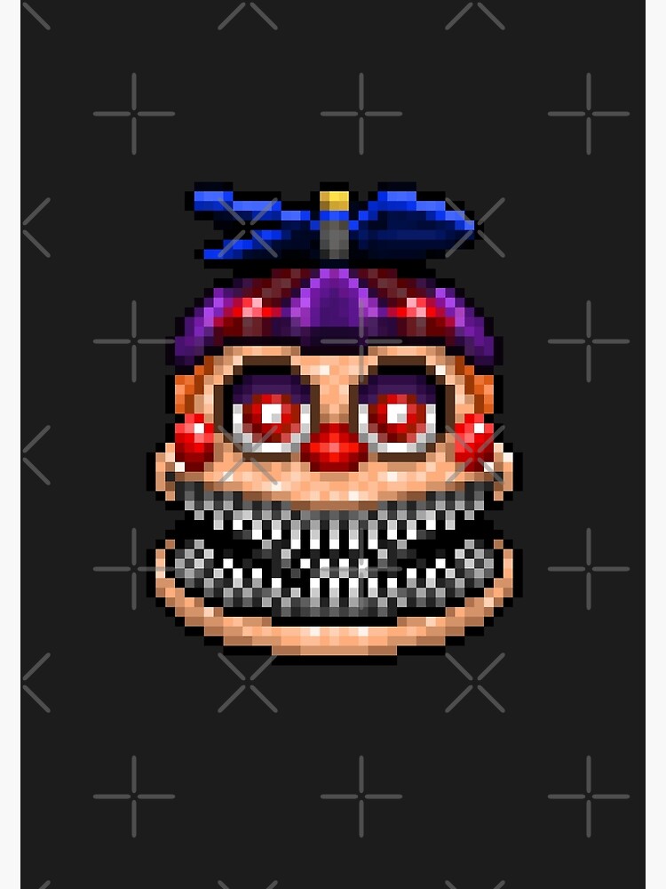 "Nightmare Balloon Boy - Five Nights at Freddys 4 - Pixel art" Canvas