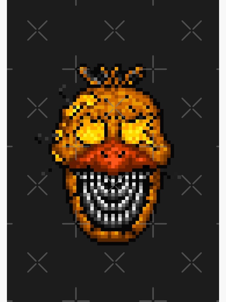 Five Nights at Freddys 4 - Mini Freddy - Pixel art Poster for