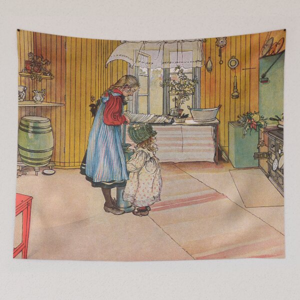 Item preview, The kitchen - Carl Larsson designed and sold by themasters.