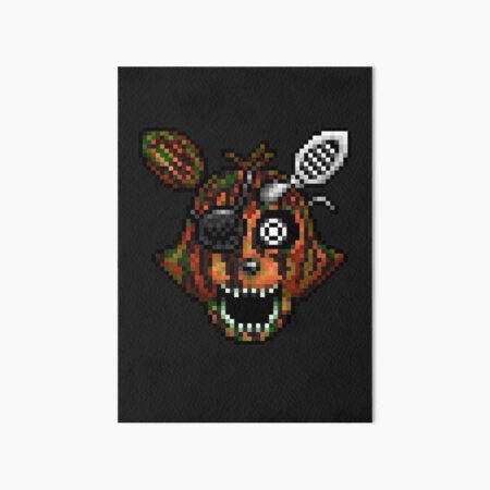 Adventure Withered Foxy - FNAF World - Pixel Art Acrylic Block for Sale by  GEEKsomniac