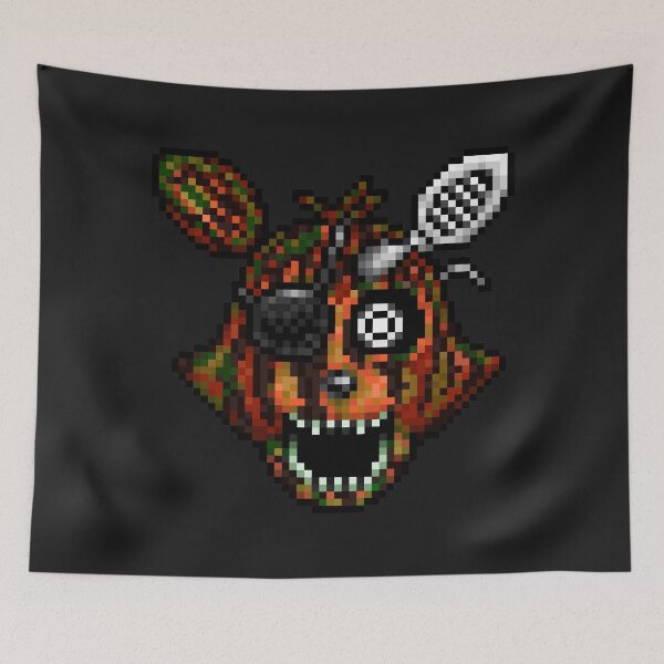 Item preview, Adventure Phantom Foxy - FNAF World - Pixel Art designed and sold by GEEKsomniac.