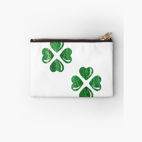 Item preview, Green Glitter Double Shamrock Hearts designed and sold by SerpentSkyArts.