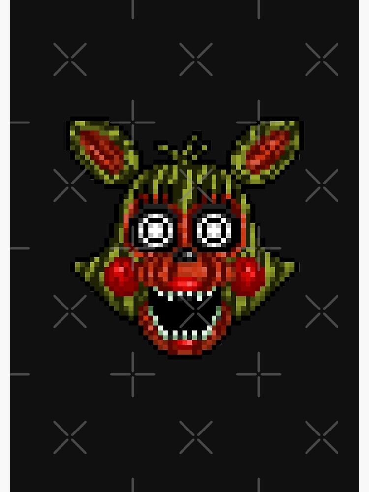 Adventure Withered Foxy - FNAF World - Pixel Art Acrylic Block for Sale by  GEEKsomniac