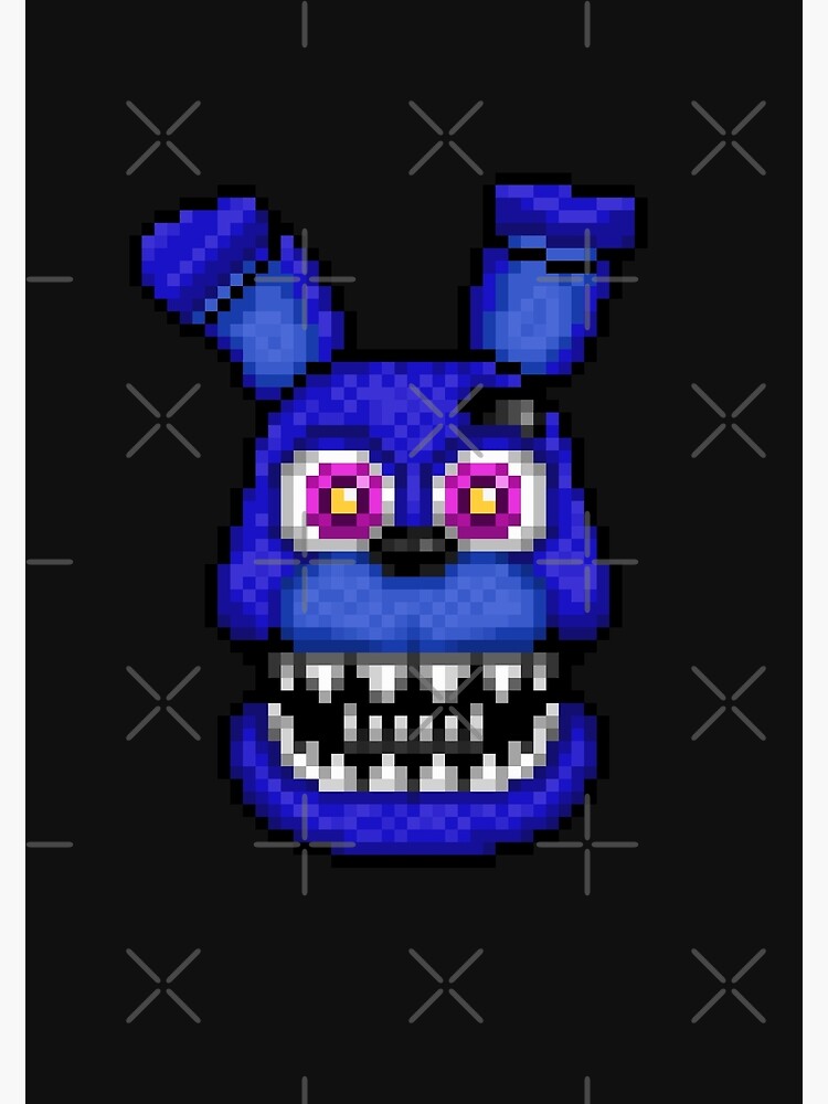 Five Nights at Freddys 4 - Nightmare Fredbear - Pixel art Poster for Sale  by GEEKsomniac