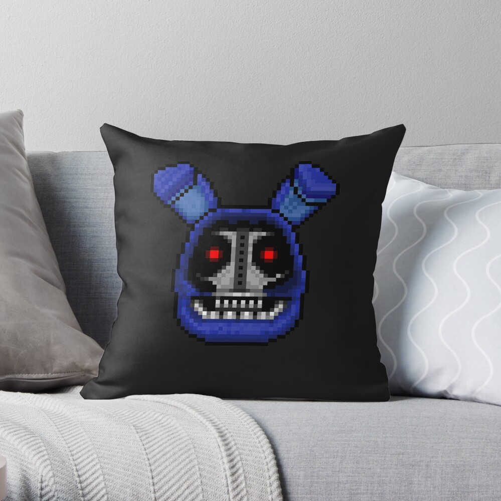 Adventure Withered Bonnie Fnaf World Pixel Art Throw Pillow For Sale By Geeksomniac 5023