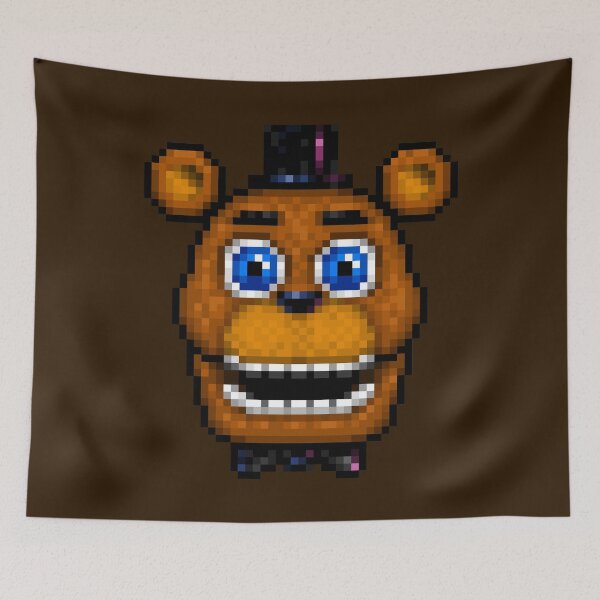 Item preview, Adventure Freddy - FNAF World - Pixel Art designed and sold by GEEKsomniac.