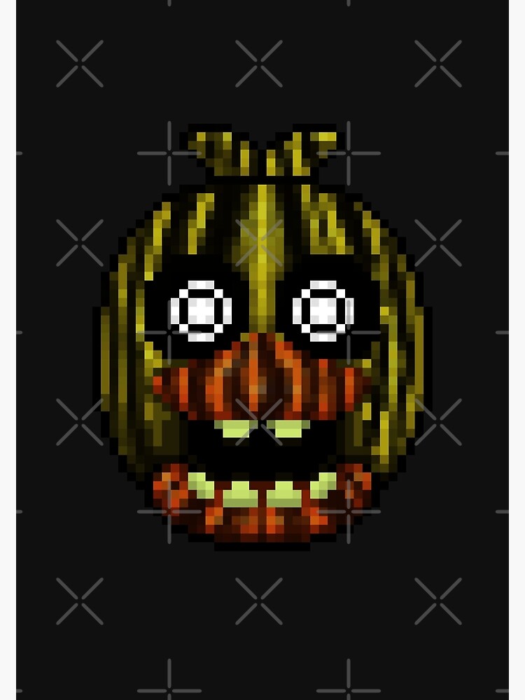 Adventure Nightmare Fredbear - FNAF World - Pixel Art Photographic Print  for Sale by GEEKsomniac