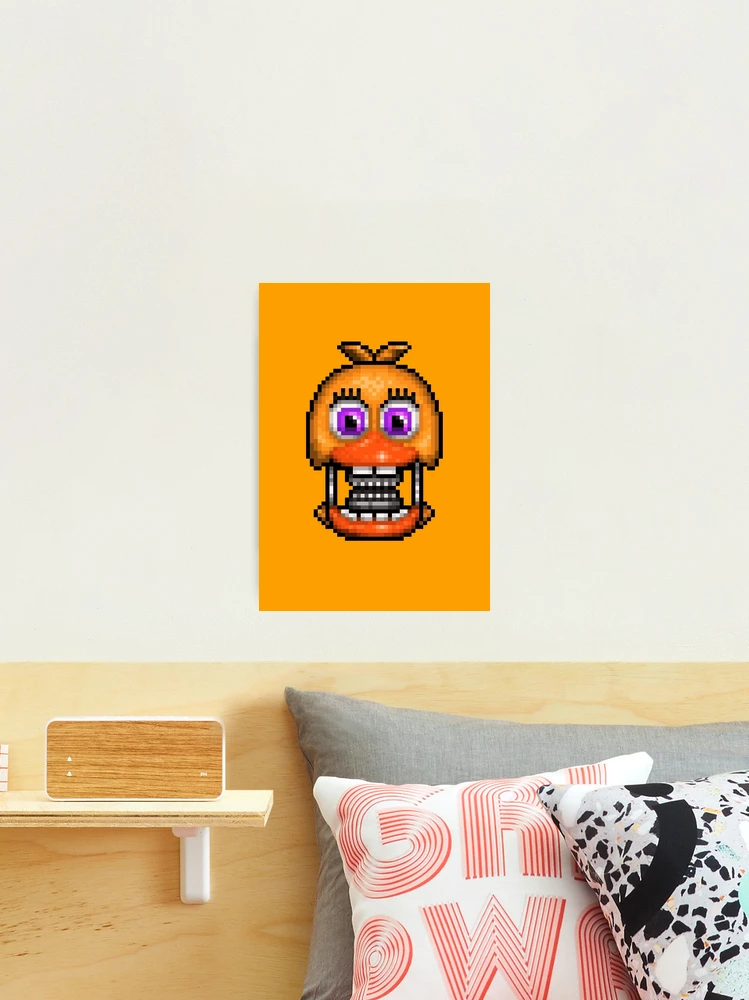 Adventure Withered Chica - FNAF World - Pixel Art Poster for Sale by  GEEKsomniac