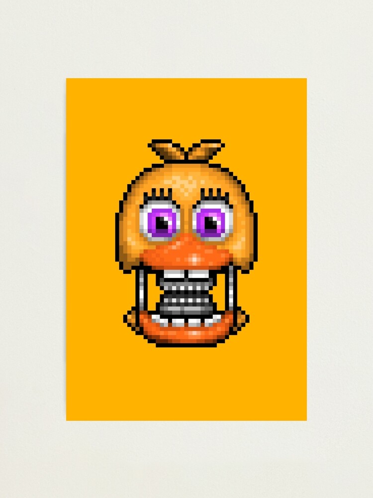 Adventure Nightmare Fredbear - FNAF World - Pixel Art Photographic Print  for Sale by GEEKsomniac