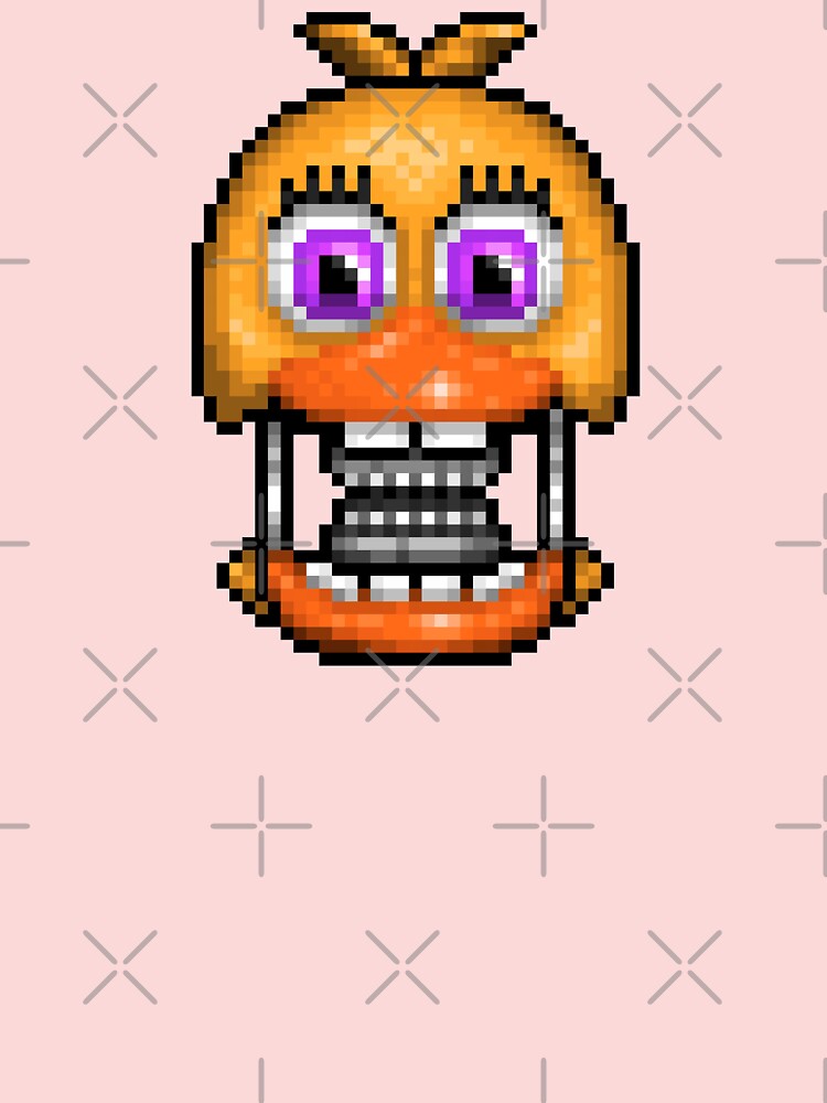 Fixed withered chica pixel art