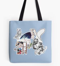 Story Lines - Pinocchio Characters Tote Bag