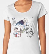 Story Lines - Pinocchio Characters Women's Premium T-Shirt