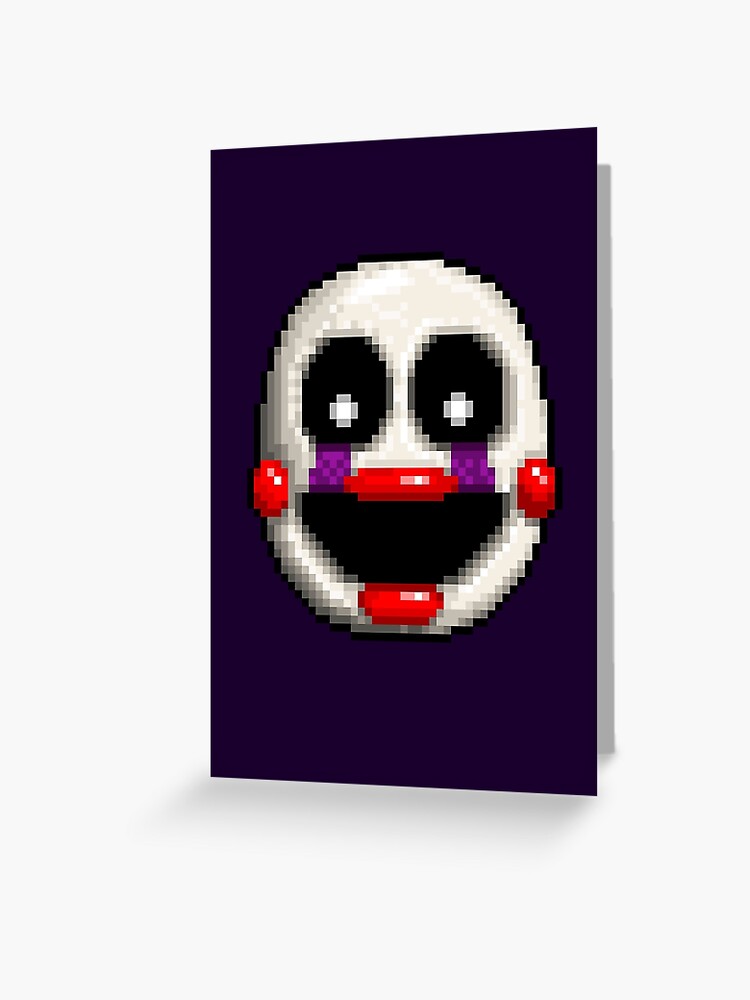 Adventure Withered Chica - FNAF World - Pixel Art Greeting Card