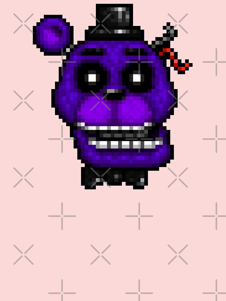 Shadow freddy plush withered pixel art