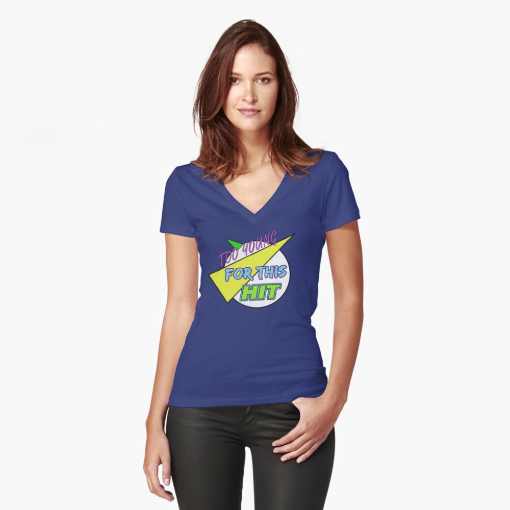 Item preview, Fitted V-Neck T-Shirt designed and sold by OmensRest.