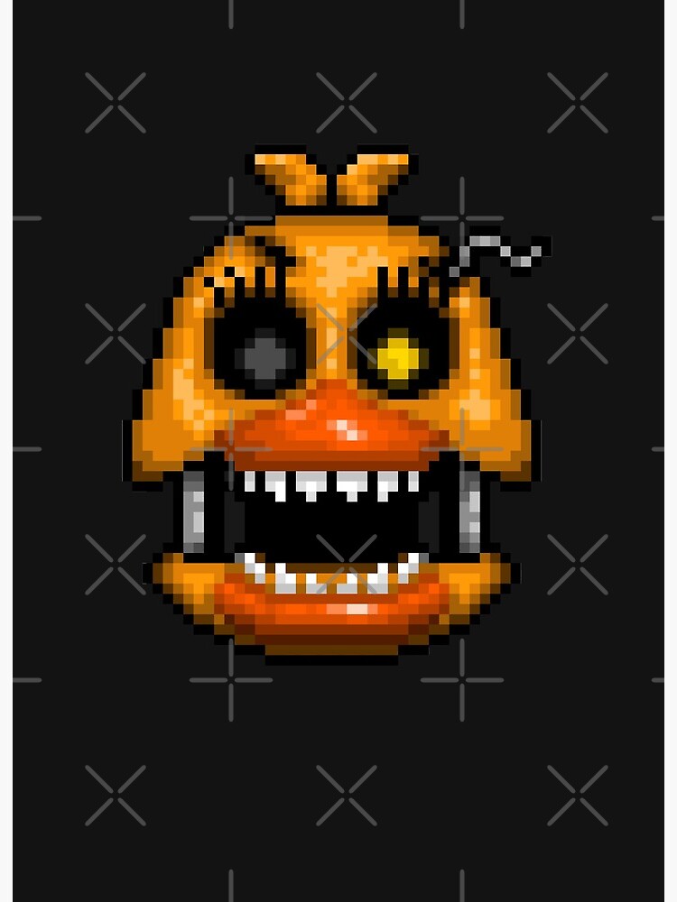 fnaf withered chica | Art Board Print