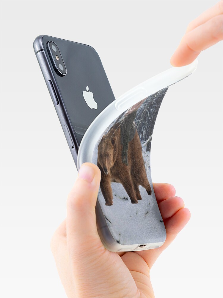 Vista alternativa de Funda y vinilo para iPhone Putin en un oso