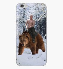 Putin on a bear iPhone Case