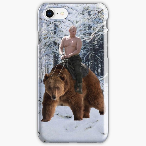 Putin on a bear iPhone Snap Case