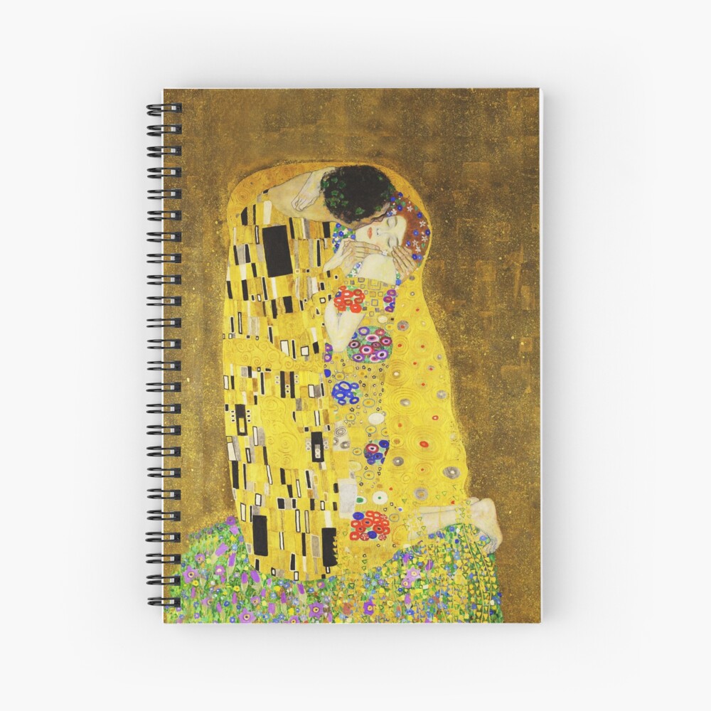 Klimt The Kiss Spiral Notebook