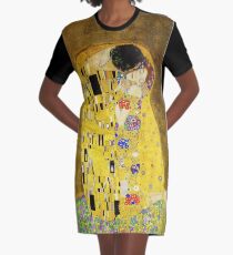 Klimt The Kiss Graphic T-Shirt Dress