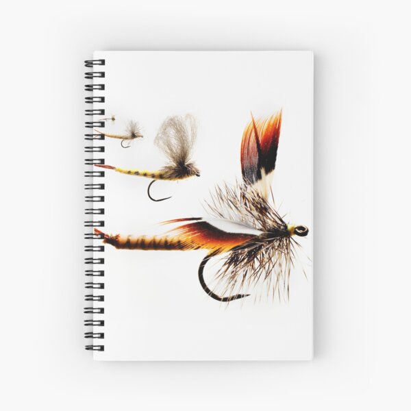 Vintage Fishing Lures Spiral Notebook by Roleen Senic - Pixels