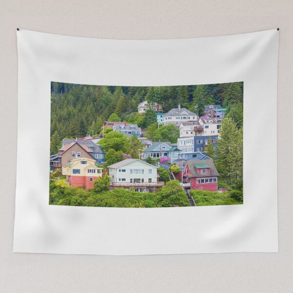 Artikelvorschau, Bunte Häuser am Ketchikan Hillside entworfen und verkauft von dbvirago.