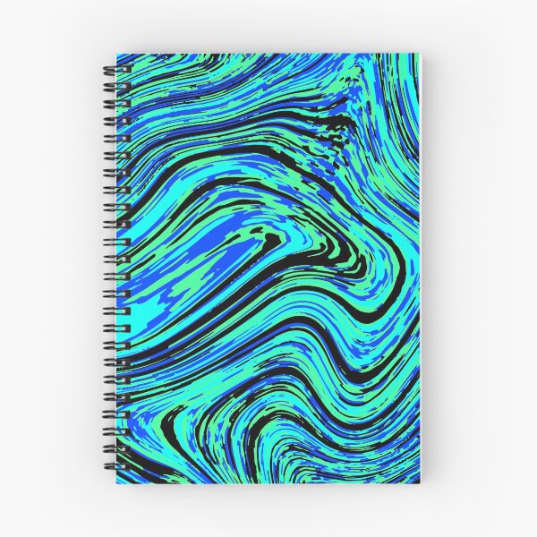 Item preview, Combination of blue black green marble pattern designed and sold by Kirill Berbetch.