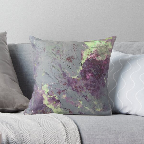 Acid Rain by Kristen Brown Throw Pillow