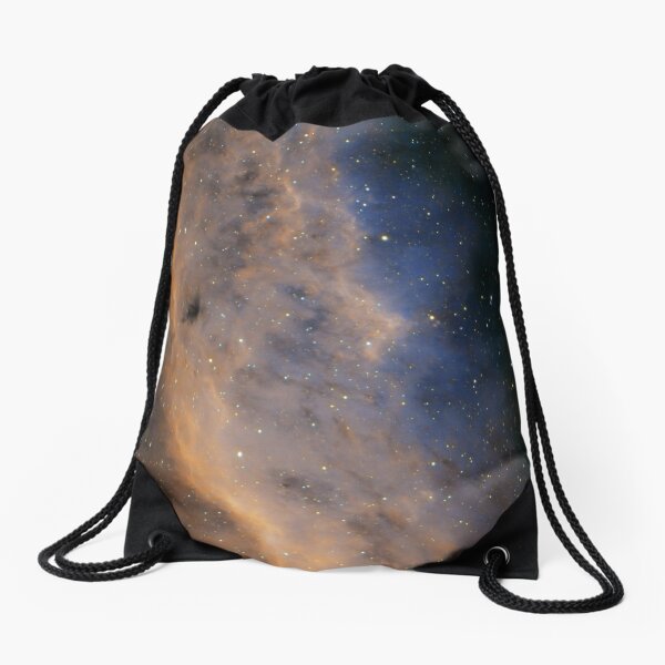 california nebula Drawstring Bag