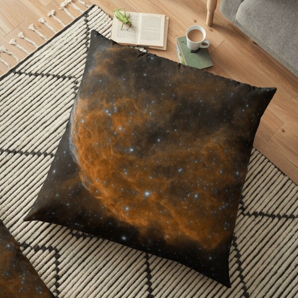 jellyfish nebula Floor Pillow
