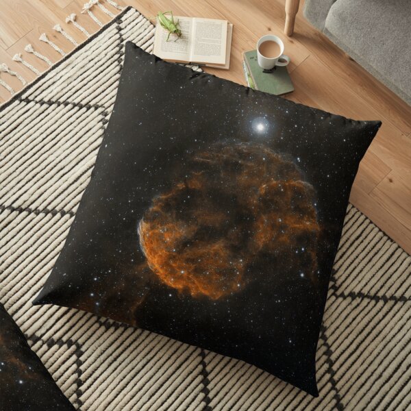 jelly fish Nebula Floor Pillow
