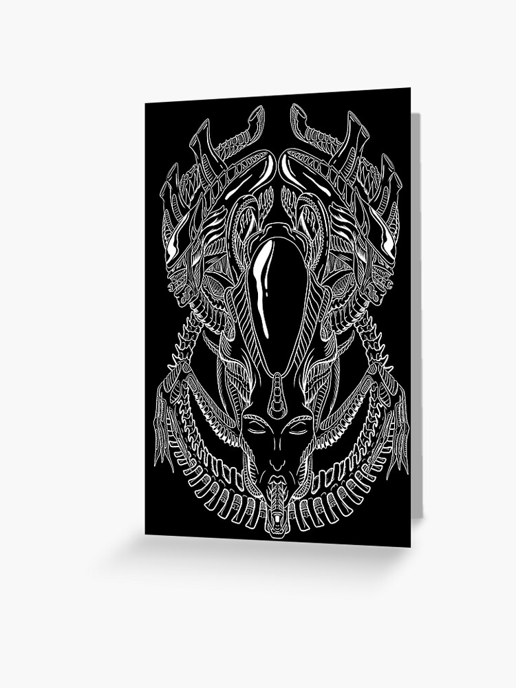 Xenomorph - Alien - HR Giger" Greeting Card for Sale by RetroGrappler |  Redbubble
