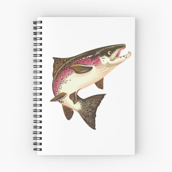Item preview, Salmon Fish Illustration designed and sold by Moloko88.