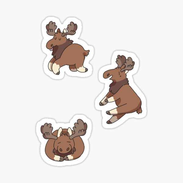 Goofy Mooses Sticker