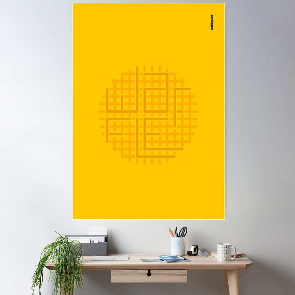 cut out the waffle Poster