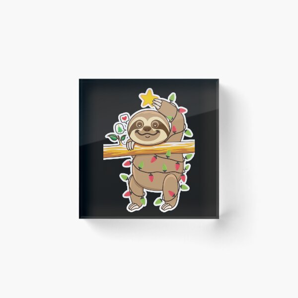 Item preview, Sloth Xmas tree designed and sold by plushism.