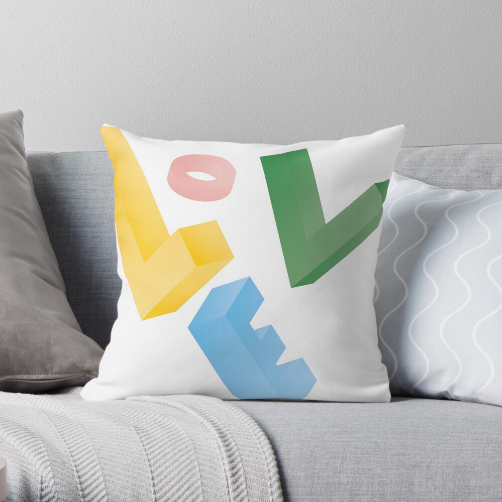 love what you do Throw Pillow
