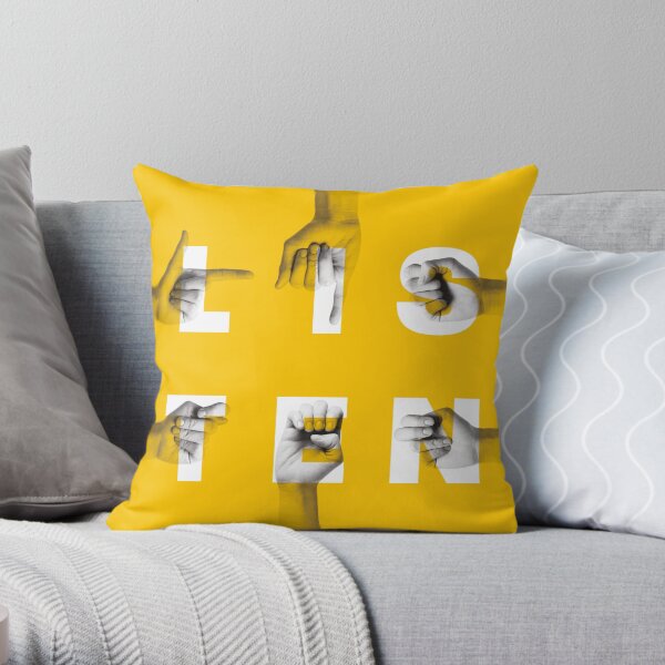 be inclusive Throw Pillow