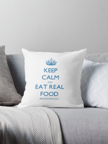 Item preview, Keep Calm And Eat Real Food designed and sold by Public Health Collaboration.