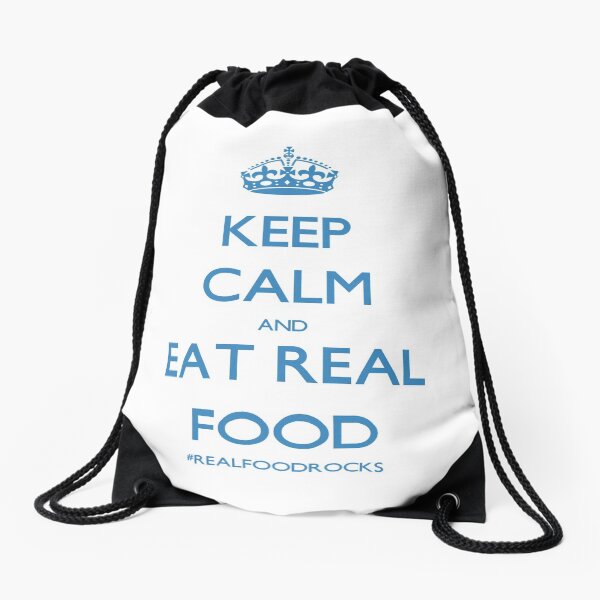 Item preview, Keep Calm And Eat Real Food designed and sold by Public Health Collaboration.