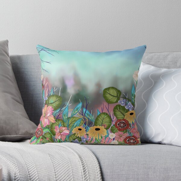 Dreaming Calm Throw Pillow