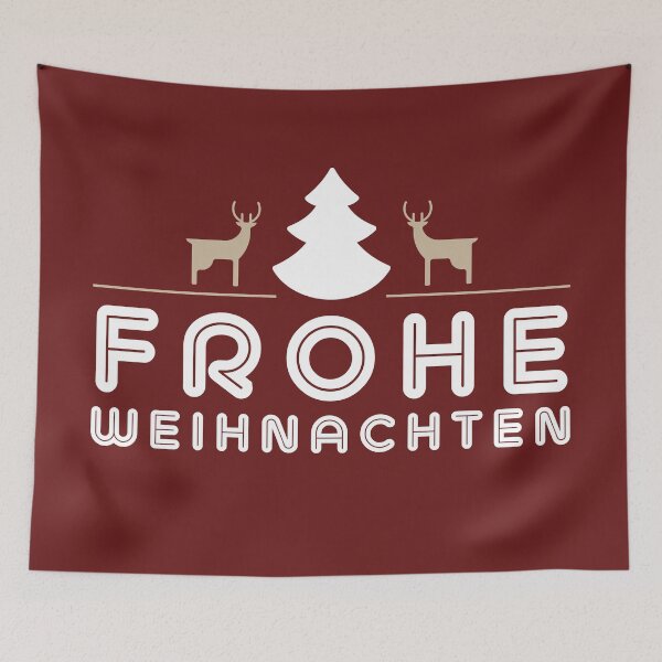 Item preview, Merry Christmas - fir-tree and reindeer designed and sold by RAWWR.