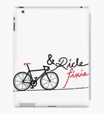 ride fixie iPad Case/Skin
