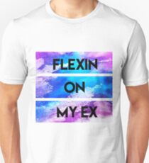 FLEXIN ON MY EX- Galaxy Pattern Unisex T-Shirt