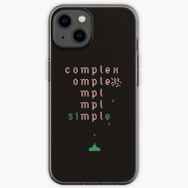 keep it simple  iPhone Soft Case
