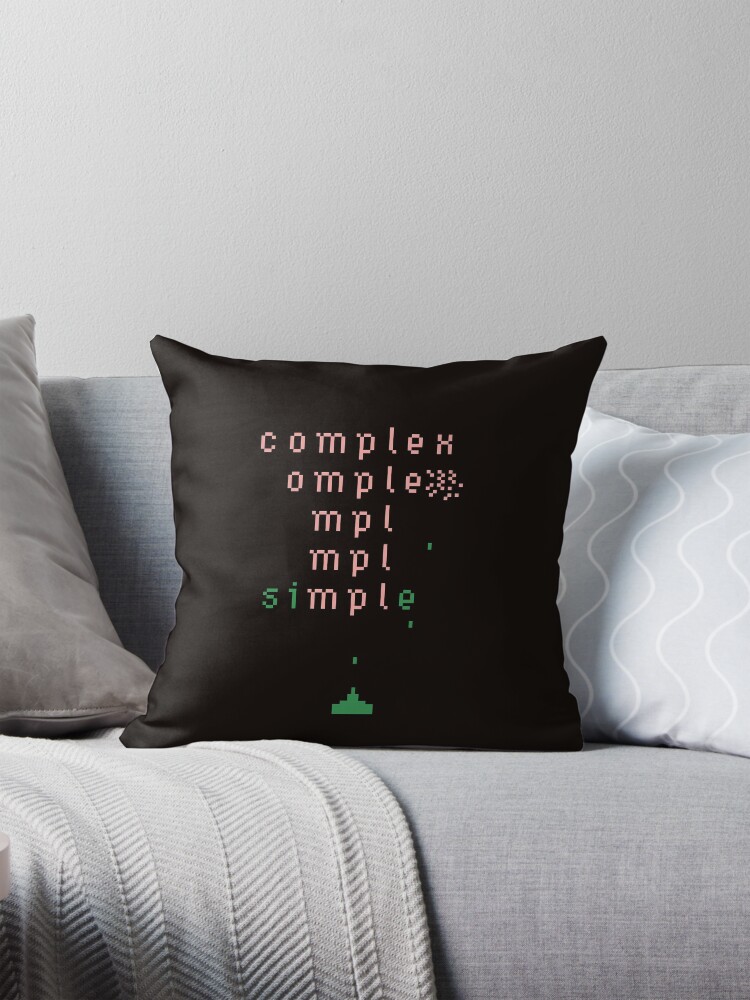 Thumbnail 1 of 4, Pillow, keep it simple designed and sold by tothepoint.
