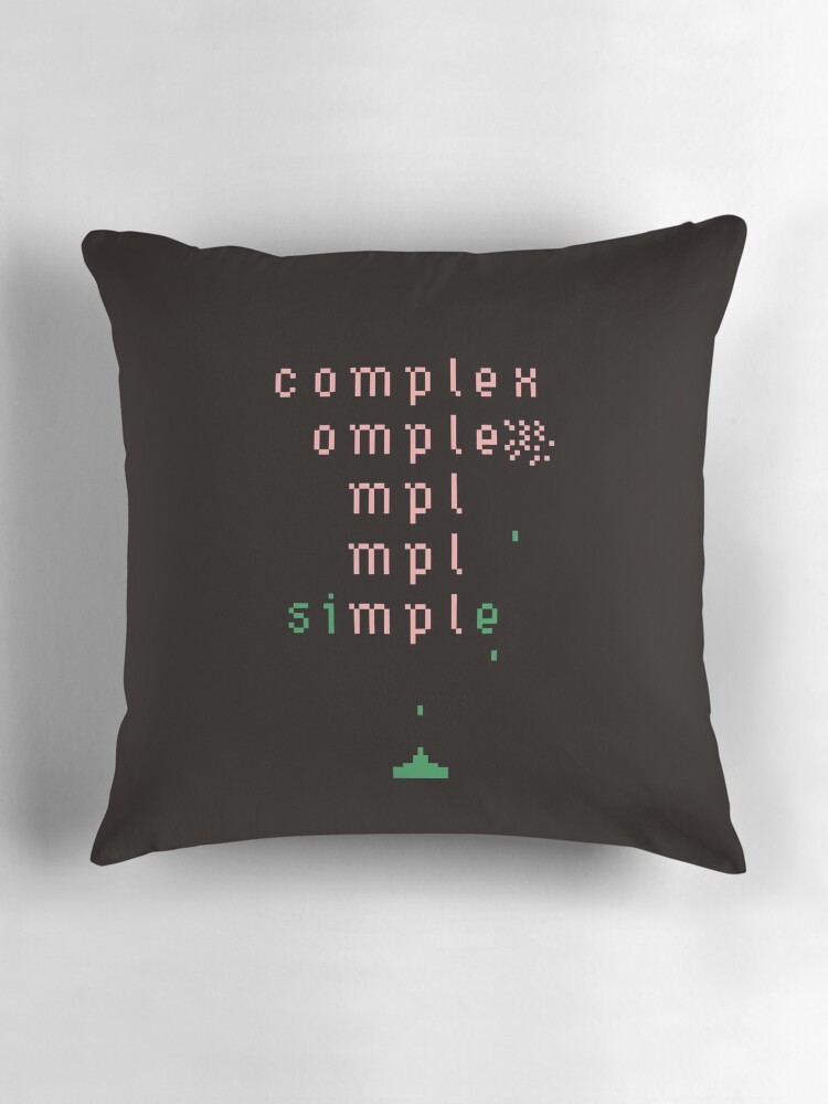 Thumbnail 3 of 4, Pillow, keep it simple designed and sold by tothepoint.